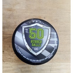 BILLES CAOUTCHOUC DUR CAL.50